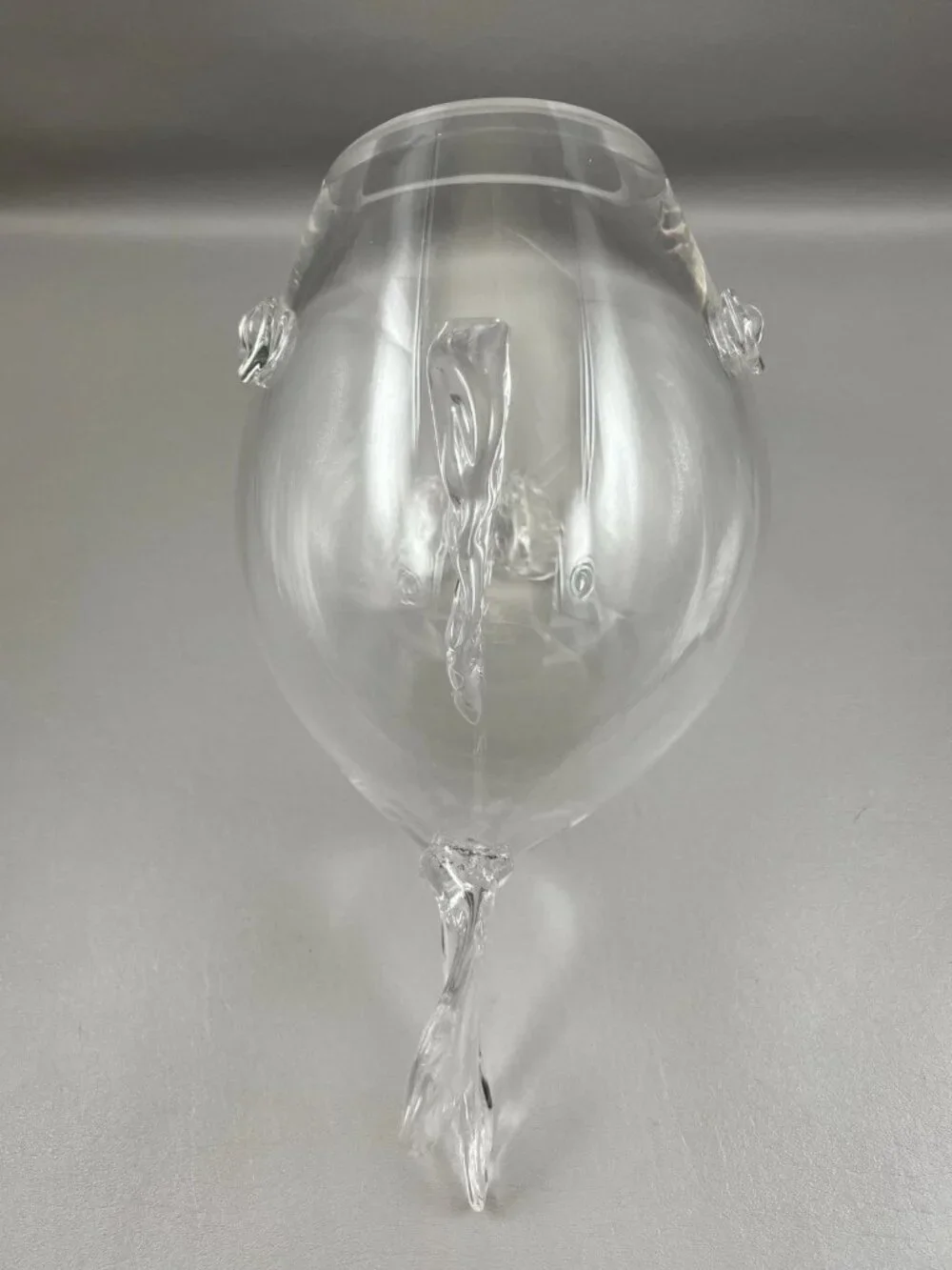 Home Essentials Clear Glass Fish Bowl Vase Large Coastal Beach Decor